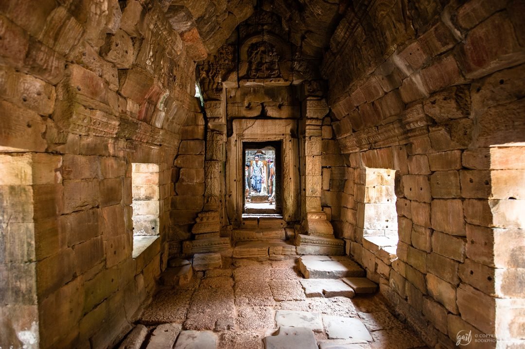 Intérieur du temple de Preah Khan