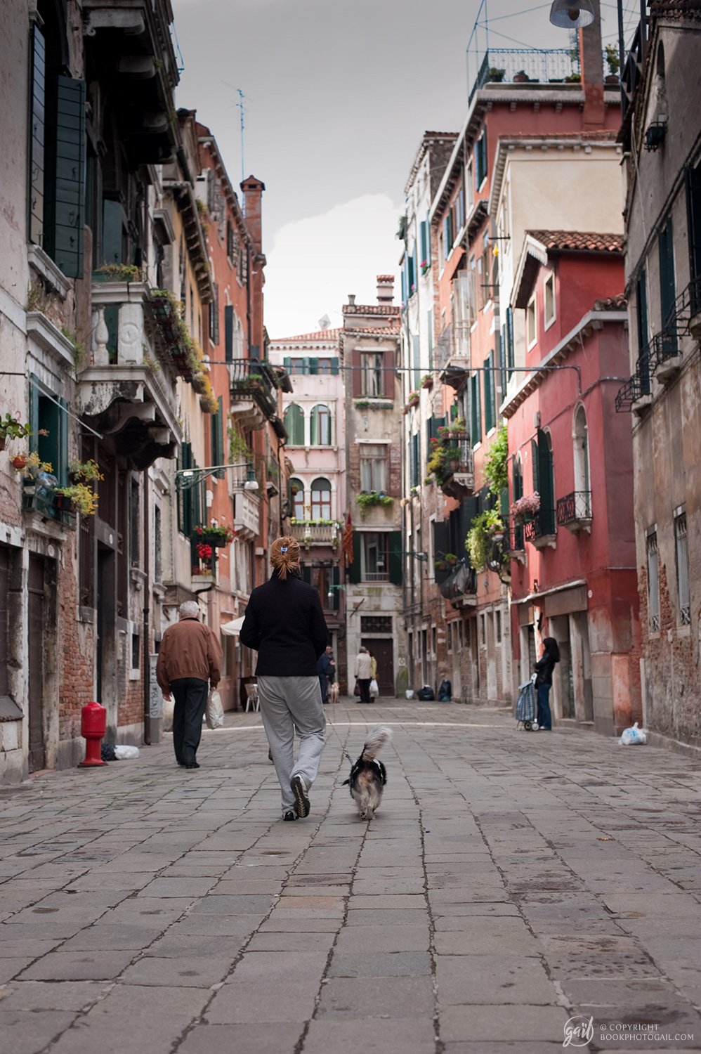 Scène de rue à Venise