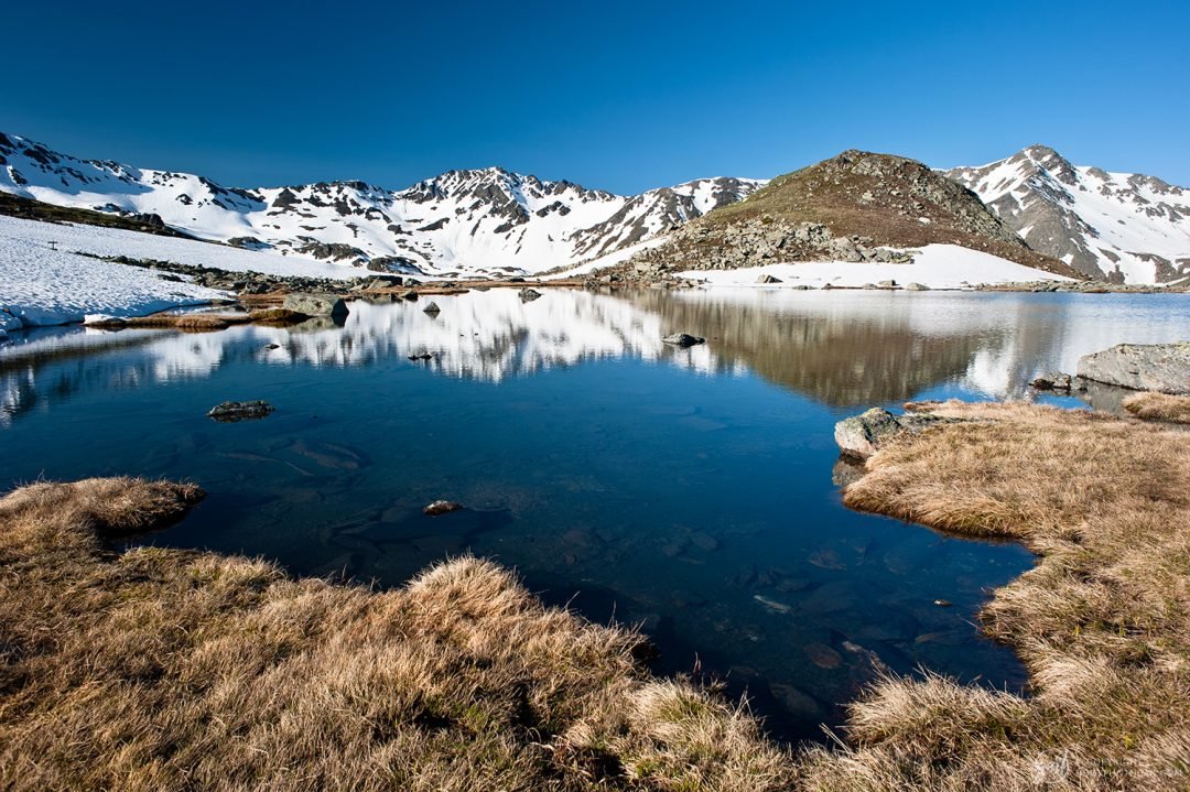 Randonnée dans le Massif du Thabor - Lac de montagne dans la haute vallée de Valmeinier