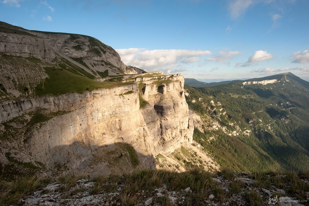 Les falaises du Puy de la Gagère dans le Vercors